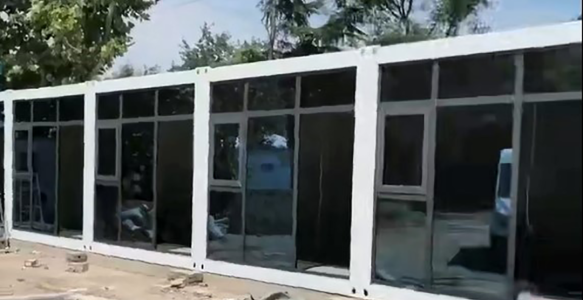 Accelerating Commercial Streets Construction with Prefab Container Houses